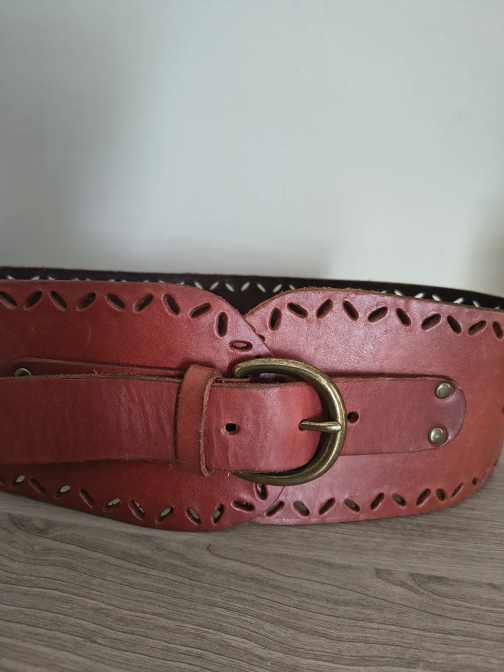 Lucky Penny Leather Belt